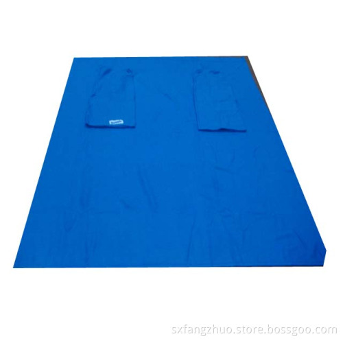 100% double-sided plush Snuggie TV blanket with sleeves